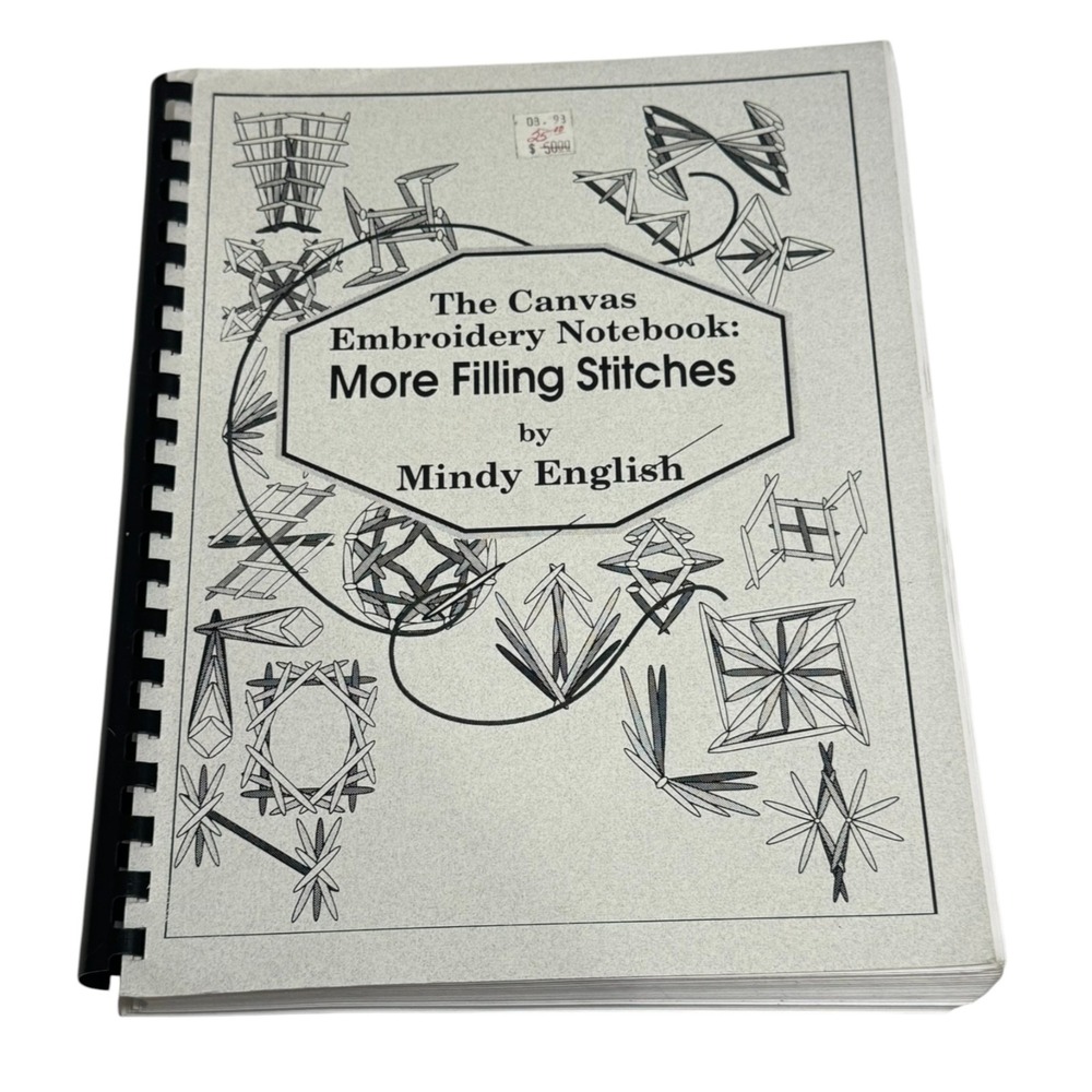 Canvas Embroidery Notebook: More Filling Stitches Mindy English